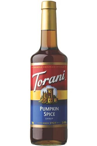 Torani Pumpkin Spice Syrup, 0.75 L